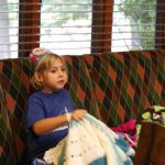 Katelyn watching a movie