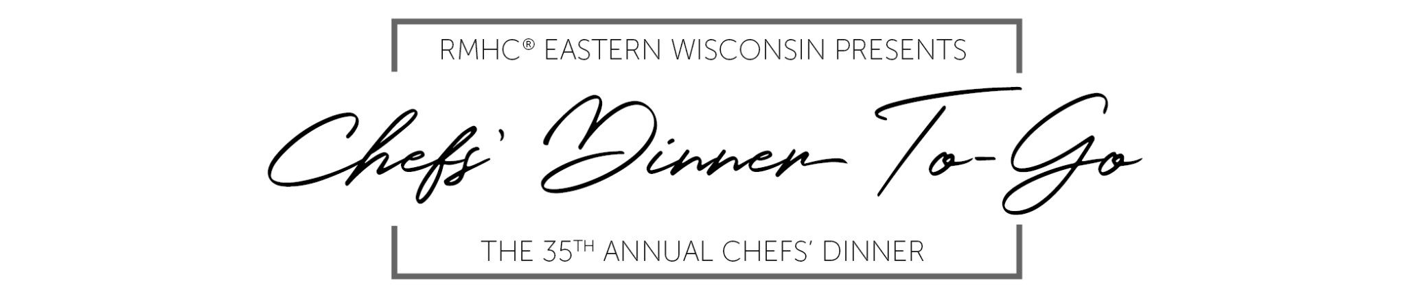 2021 Chefs Dinner MC-GG Banner Chefs' Dinner To-Go Banner