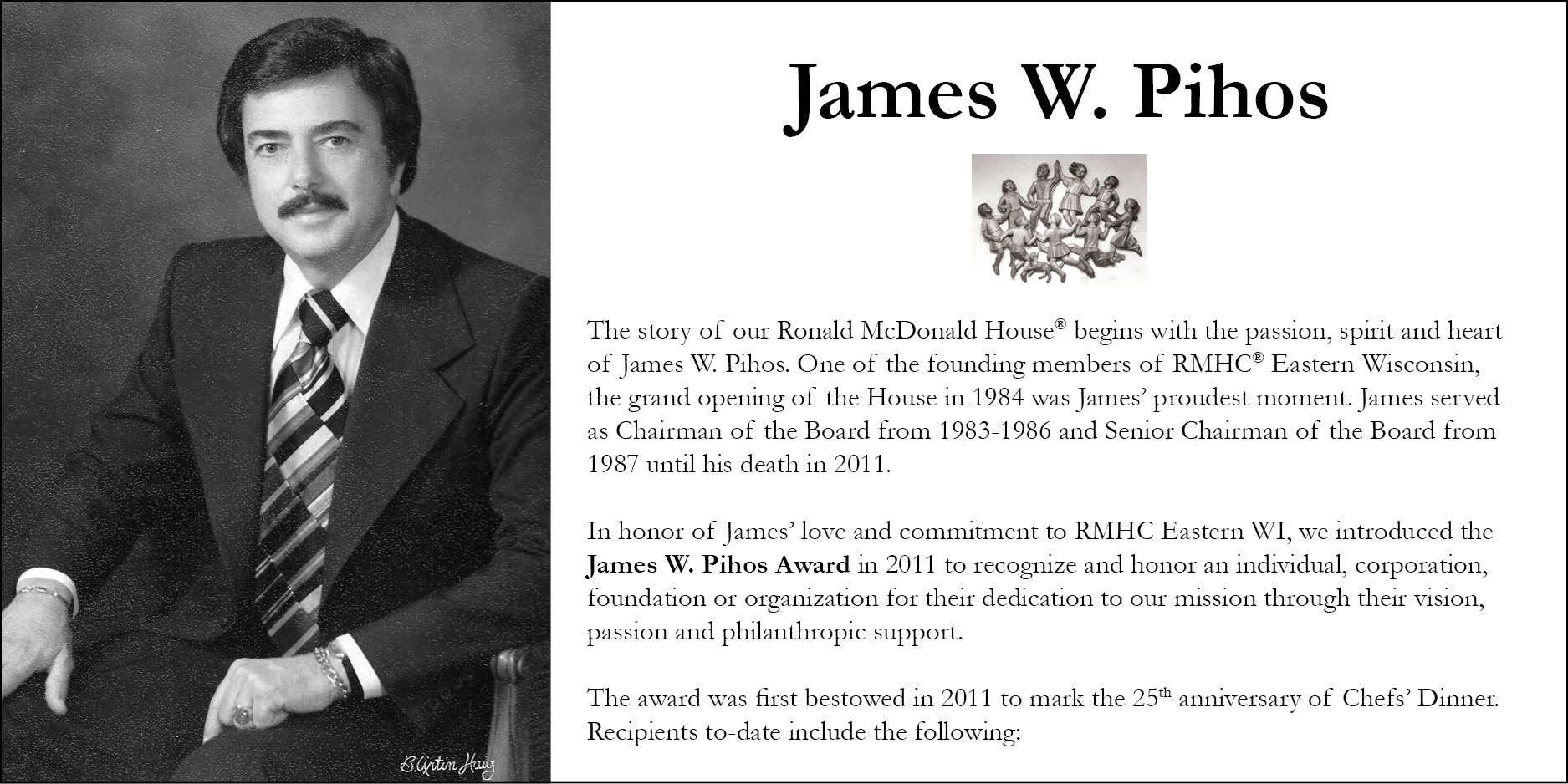 James W. Pihos Award