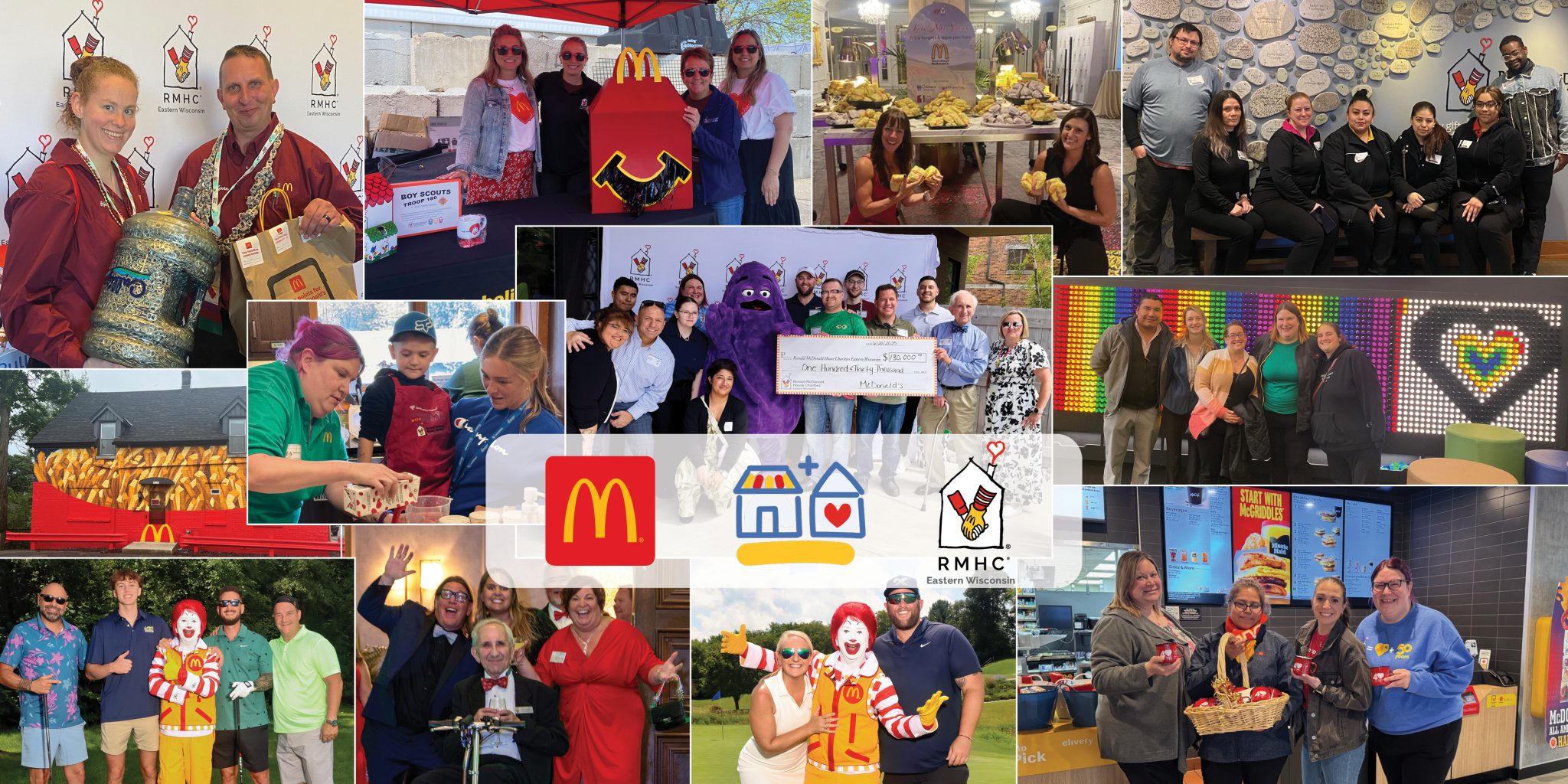 McDonald's Webpage Collage McDonald's Partners